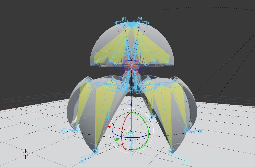 Sphere Bot High Poly Version preview image 2